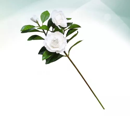 1pc 23” Simulation Gardenia Artificial Flower Lifelike Gardenia Fake Plant