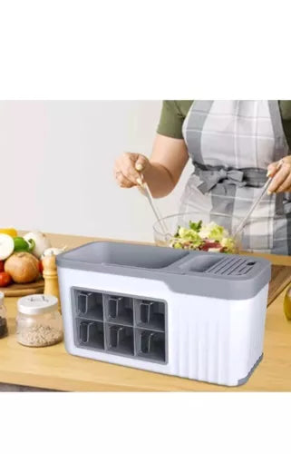 Kitchen Storage Box Case Holder Basket Accs Spice Rack Organizer for Pantry