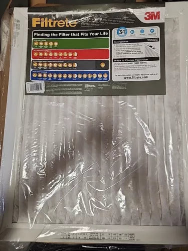 20x25x1 AC Furnace Air Filter, MERV 5, MPR 300, Capture Unwanted Particles, 3-Mo