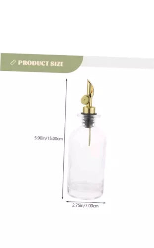 12 Oz Olive Oil Dispenser Bottle Kitchen Elegant Olive Oil Glass Dispenser Bottl