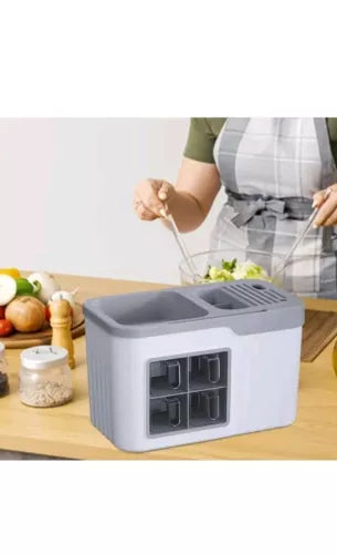 Kitchen Storage Box Case Holder Basket Serving Tray for Canned Goods Cabinet