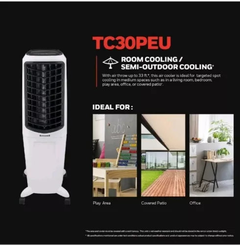 Honeywell 470CFM Cooling TC50PEU Indoor Portable Evaporative Air Cooler Fan