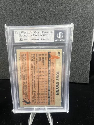 1983 Topps Tony Gwynn San Diego Padres #482 Rookie RC BGS 9 MINT