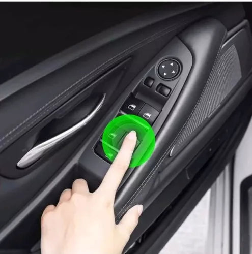 Inner Door Panel Handle Pull Trim Cover For 10-16 BMW 5 Series F10 F11 EOA Black