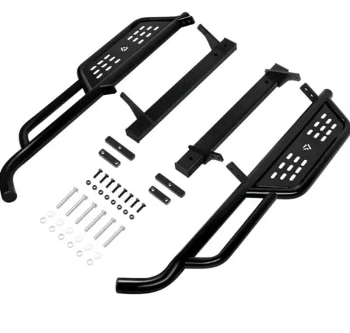 Heavy Duty Nerf Bars / Running Boards for EZGO TXT 1996-2021 Golf Cart(Set of 2)