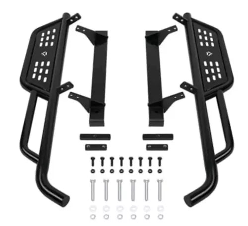 Heavy Duty Nerf Bars / Running Boards for EZGO TXT 1996-2021 Golf Cart(Set of 2)