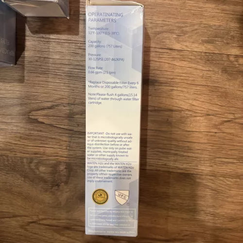 Waten 46999 Replacement Filter WF3CB for Frigidaire and Kenmore - New Sealed