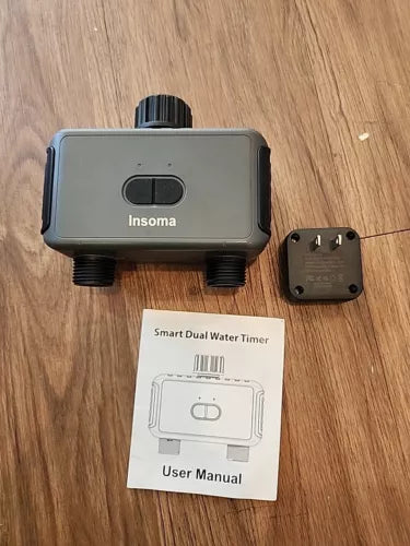 Insoma Smart Dual Water Timer Automatic System App Control Automatic Scheduling
