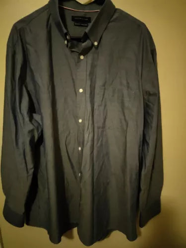 Tommy Hilfiger Long Sleeve Size 18 34/35 Regular Fit 100% Cotton NWOT
