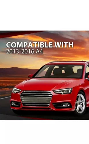 Left & Right Fog Light Grille Cover Fit For 13-16 Audi A4 8K0807681K 8K0807682K