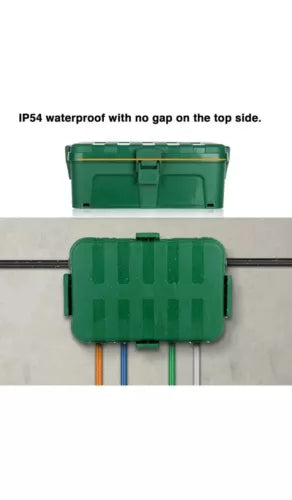 Large Outdoor Electrical Box (12.5 x 8.5 x 5 inch) Waterproof Weatherproof White