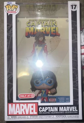 Funko Pop! Comic Covers Captain Marvel 17 2nd Print Target Exclusive Kamala Khan
