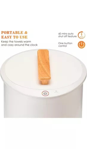 Keenray Luxury Bucket Towel Warmer CL1 Auto Shut Off Fits Up to Two 40"X70"
