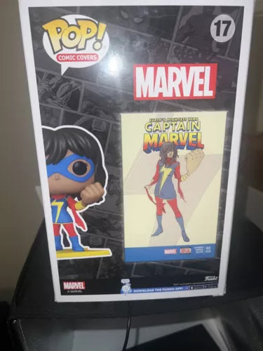 Funko Pop! Comic Covers Captain Marvel 17 2nd Print Target Exclusive Kamala Khan