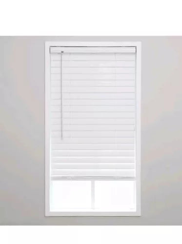 2" Premium Vinyl Blinds for Light Filtering & Privacy, Durable, White, 46Wx64L