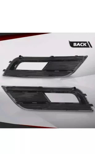 Left & Right Fog Light Grille Cover Fit For 13-16 Audi A4 8K0807681K 8K0807682K