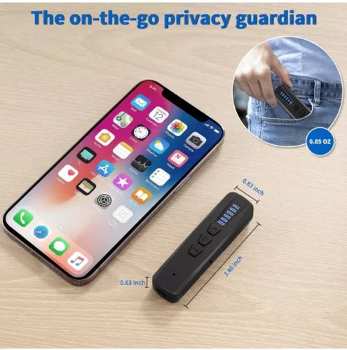 Koilboane Hidden-Camera Anti-Spy Camera Detector Bug Detector S500 - BLACK