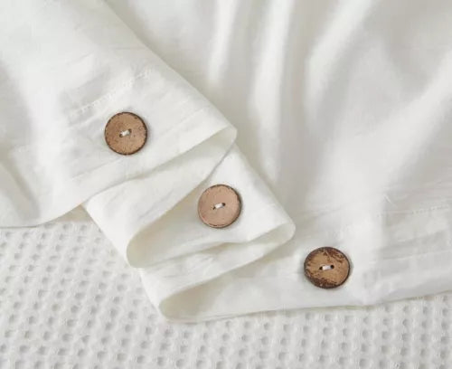 100% Cotton Waffle Weave Duvet Cover Setluxury Bedding Set 3 Pieces Super Softea