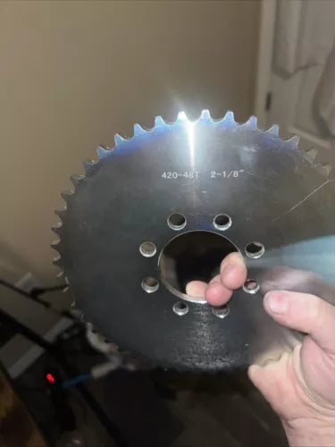 Go Kart Sprocket,48 Tooth for 40/41/420 Chain,Sprocket for Go Karts and Mini ...