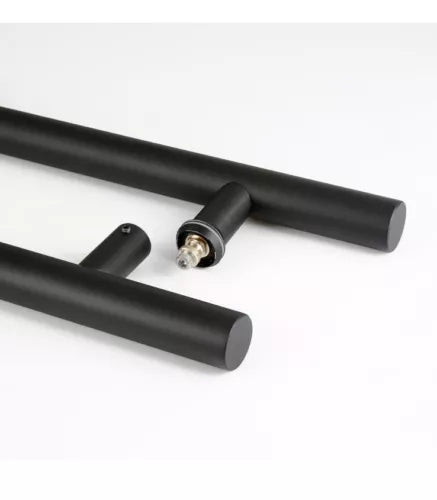2-Togu Solid Standoffs Heavy-Duty Commercial Grade-304 SS 24” Door Pull Handles