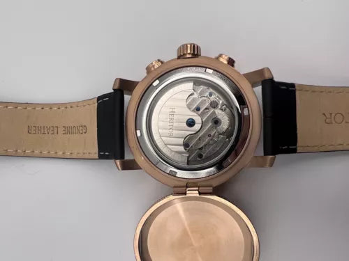 Heritor Aura Vitreous Enamel Semi-Skeleton Dial Men's Watch HR3503 Not Worn ⌚️