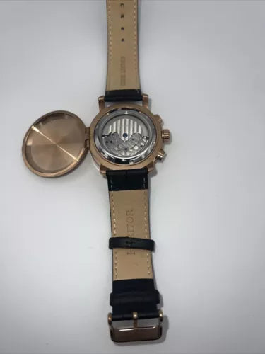 Heritor Aura Vitreous Enamel Semi-Skeleton Dial Men's Watch HR3503 Not Worn ⌚️