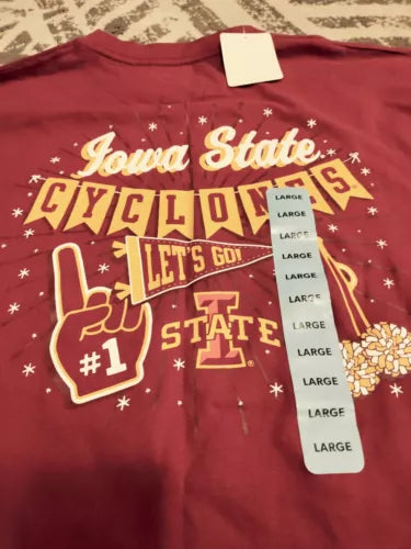 Iowa State Long sleeve New Large