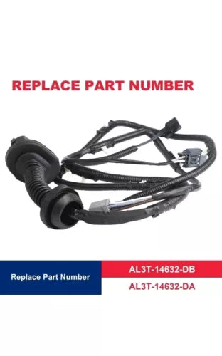 LH Driver Side Rear Door Jumper Wire Harness Fit 2009-2014 Ford F150 Crew Cab