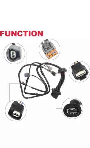 LH Driver Side Rear Door Jumper Wire Harness Fit 2009-2014 Ford F150 Crew Cab