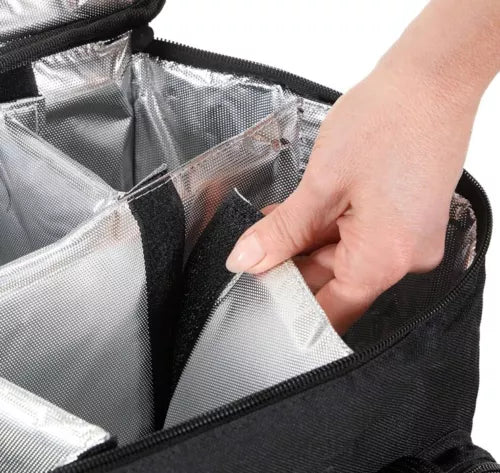 Lazenne Wine Bag for Travel 6 Bottles Bag/Carrier/Luggage with Removable Divider