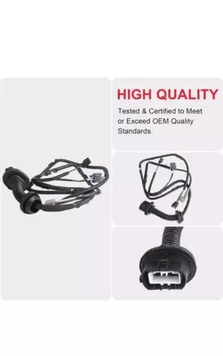 LH Driver Side Rear Door Jumper Wire Harness Fit 2009-2014 Ford F150 Crew Cab