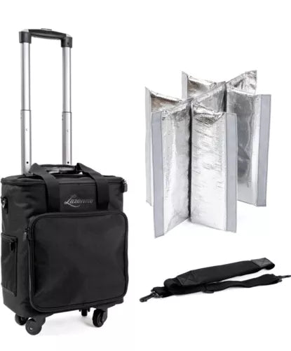 Lazenne Wine Bag for Travel 6 Bottles Bag/Carrier/Luggage with Removable Divider