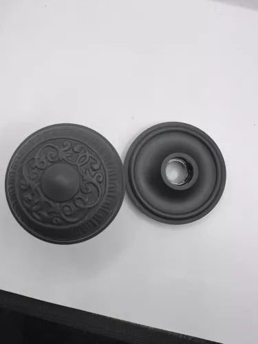 Rope Rosette Single Dummy Egg and Dart Door Knob in Oil-Rubbed Bronze READ
