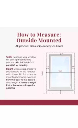 White Cordless Room Darkening 2" Faux Wood Blind for Window 30.5"W x 48"