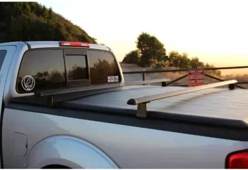Truck Rack with Two Cross Bars and Four Brackets for Pickup Bed, Universal Alumi