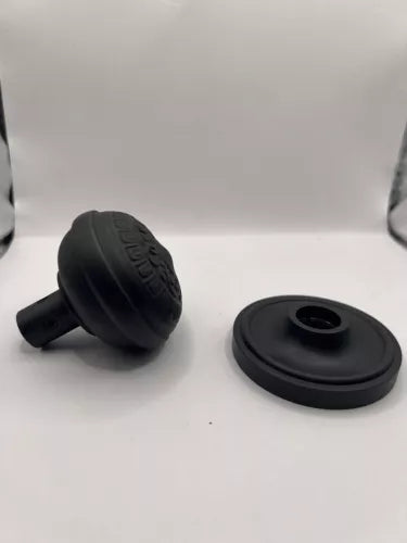Rope Rosette Single Dummy Egg and Dart Door Knob in Oil-Rubbed Bronze READ
