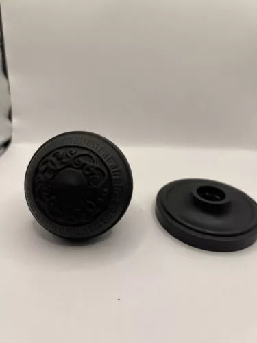 Rope Rosette Single Dummy Egg and Dart Door Knob in Oil-Rubbed Bronze READ
