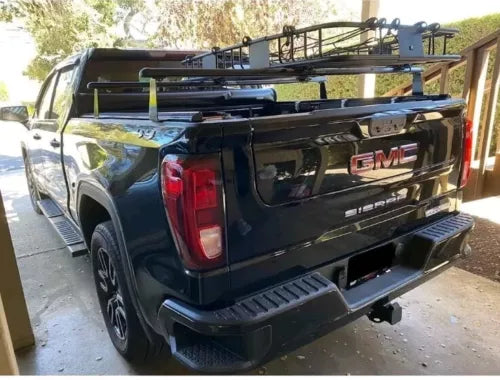 Truck Rack with Two Cross Bars and Four Brackets for Pickup Bed, Universal Alumi