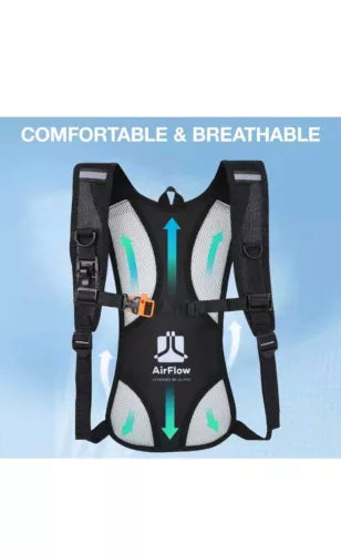 Hydration Pack Lightweight Running Hiking Backpack with 2 Liter Water Bladder