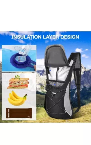 Hydration Pack Lightweight Running Hiking Backpack with 2 Liter Water Bladder