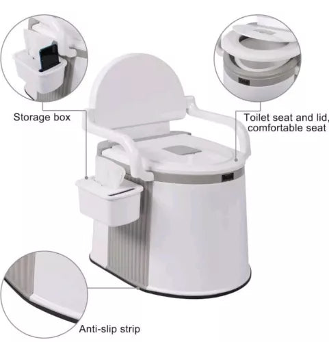 Portable Toilet Travel Camping Outdoor Indoor Commode Potty Fishing Toilet