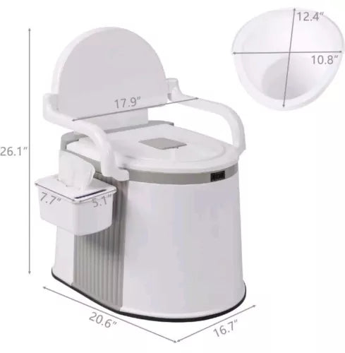 Portable Toilet Travel Camping Outdoor Indoor Commode Potty Fishing Toilet