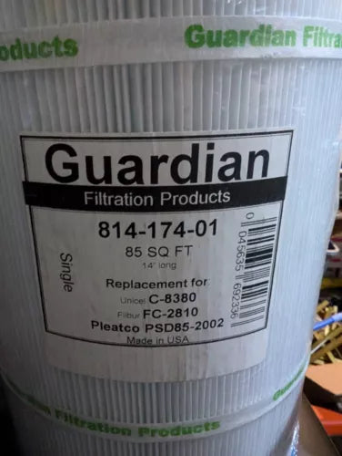 Guardian Pool Spa Filter Replaces Unicel C-8380 Filbur FC-2810 Filter Cartrid...
