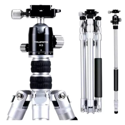 Truifoto Aluminum Alloy Tripod 71” 22 Lb capacity Load
