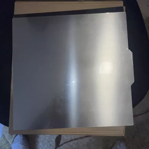 3D Printer Steel Plate Double Sided Magnetic Rubber Plate For E12 E16 12.2”x12.5