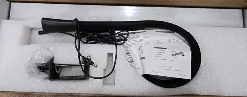 LED Desk Lamp with Clamp - Eye-Caring Dimming Desk Light with Flexible Gooseneck