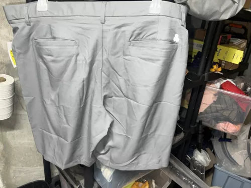 Tek Gear All Weather Shorts Gray Sz. 48 Flat front NEW Stretchable Comfortable