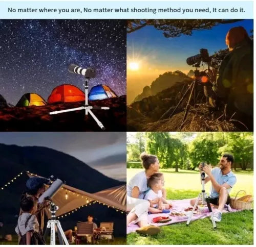 Truifoto Aluminum Alloy Tripod 71” 22 Lb capacity Load