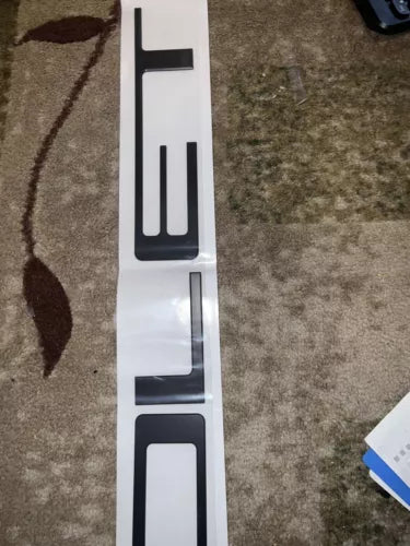 3D Tailgate Insert Letter Emblem for Chevrolet Silverado 1500 2500HD 2019-2023