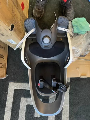 Hamax Caress HAM553071 C3 Rear Child Bike Seat Frame Mount White/Gray #3330 MINT
